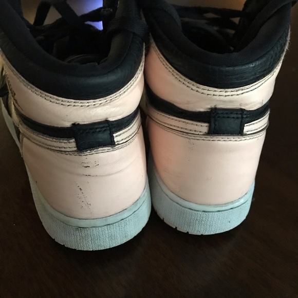 Nike Air Jordan Retro High “Crimson Tint” Black Peach Sneakers Size Y6.5 - Picture 6 of 14